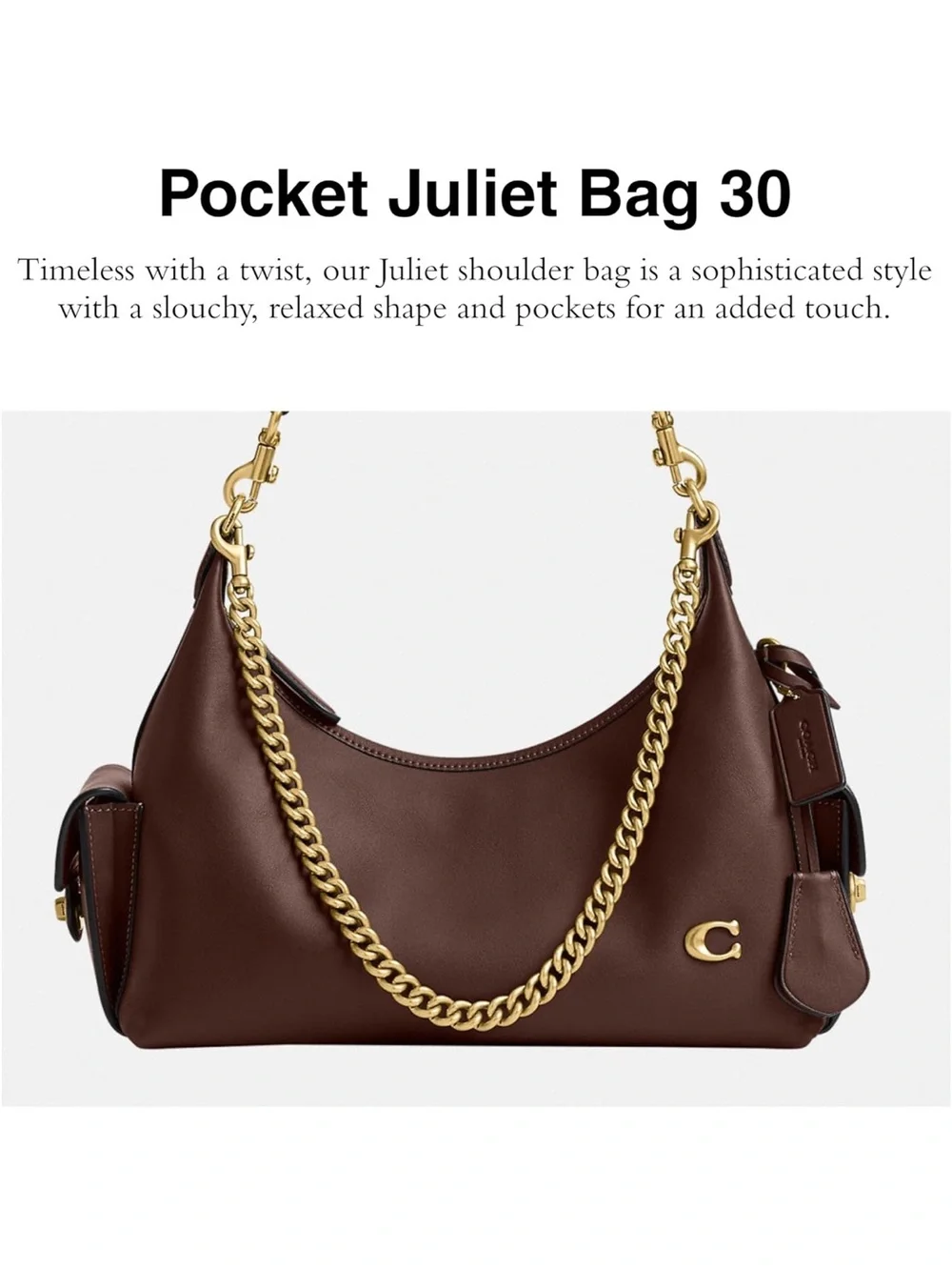 Coach sleek shoulder